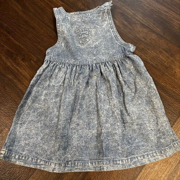 Vintage OshKosh B’Gosh Acid Wash Smiley Face Dress - Picture 1 of 8